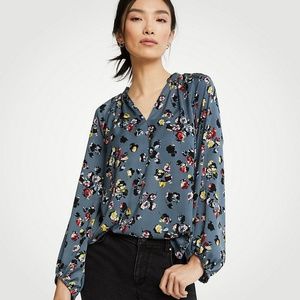 NWT Ann Taylor Floral Blouse - Sz XXSP